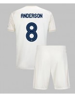 Nottingham Forest Elliot Anderson #8 Vieraspaita Lasten 2025-26 Lyhythihainen (+ shortsit)